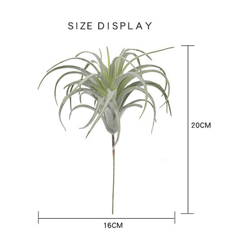 Césped Artificial de piña, plantas de aire, flores falsas como decoración de pared del hogar