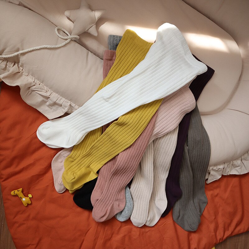 Winter Baby Panty Effen Kleur Zachte Katoenen Elastische Pasgeboren Jongen Meisje Panty Dikke Warme Baby Meisje Panty Panty Kleding