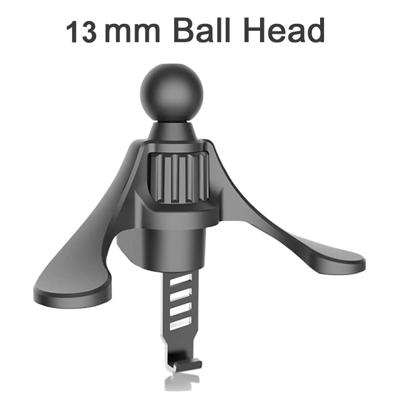 Car Phone Holder Base Universal 17/15/13mm Ball Head for Round Shape Car Air Vent Clip Magnetic Gravity Car Mount Phone Stand: Yellow