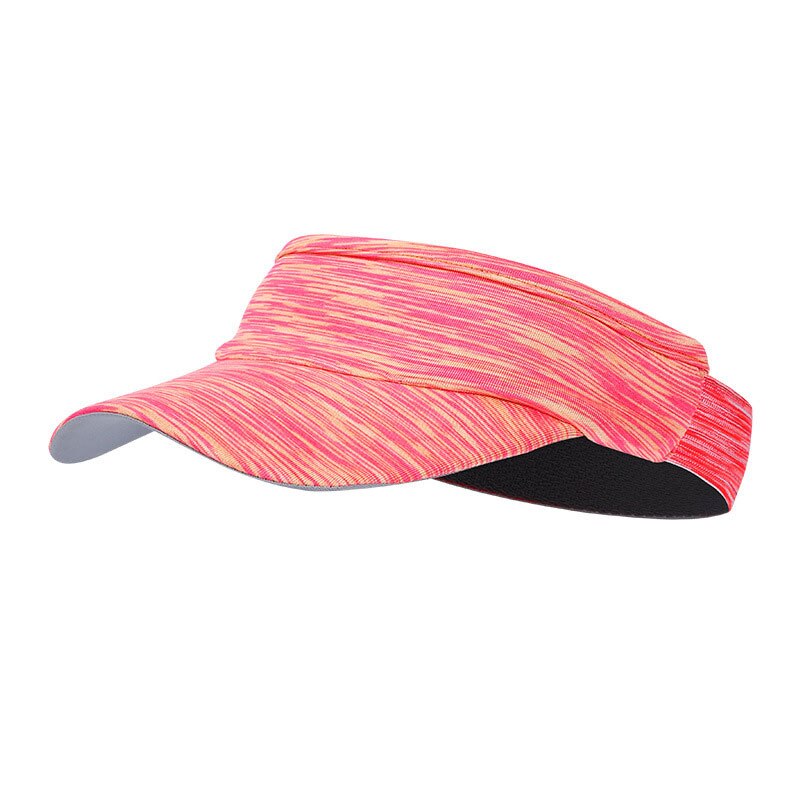 Quick dry cap tomme topp hatter sommer solkrem utendørs sports lue anti uv visir cap menn kvinner for utendørs camping fotturer fiske: Oransje