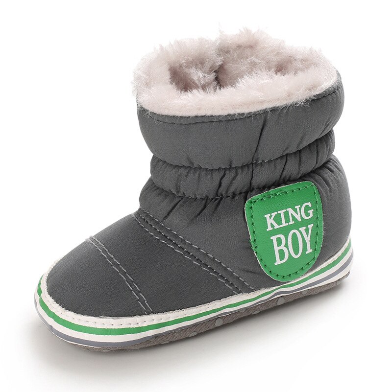 Kleinkind freundlicher Stiefel Kleinkind freundlicher Baby Winter Erstarrte Stiefel Mädchen Jungen Knöchel Kurze Stiefel Spitze hoch lässig freundlicher Schuhe