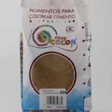 EasyColor Marrón 609. Pigmento para cemento, mortero, hormigón y pinturas al óleo para artistas.
