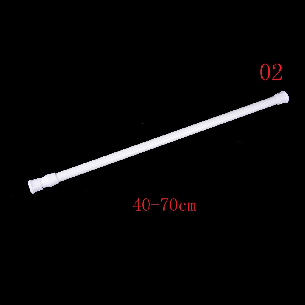 3Sizes Extendable Adjustable Spring Tension Rod Rail Pole Window Curtain Shower Curtain Wardrobe Bathroom Products