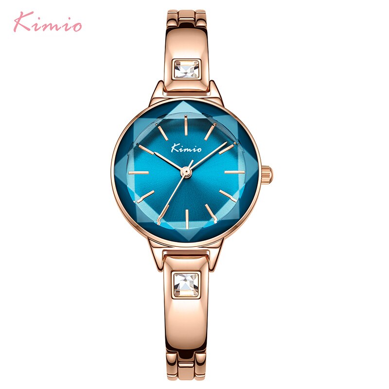 KIMIO Damen Armband Uhren Für Frauen Rot Zifferblatt Uhr Top Luxus Weibliche Armbanduhr Uhr Relogio Feminino: 1874