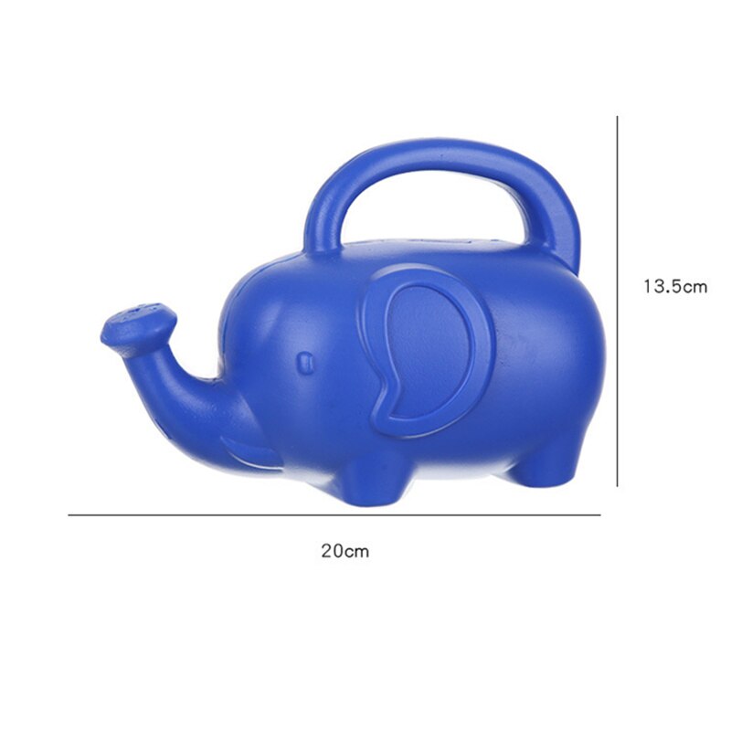 1 st utomhus elefant vattenkanna trädgårdsarbete tecknad baby söt tecknad plast vattenkruka