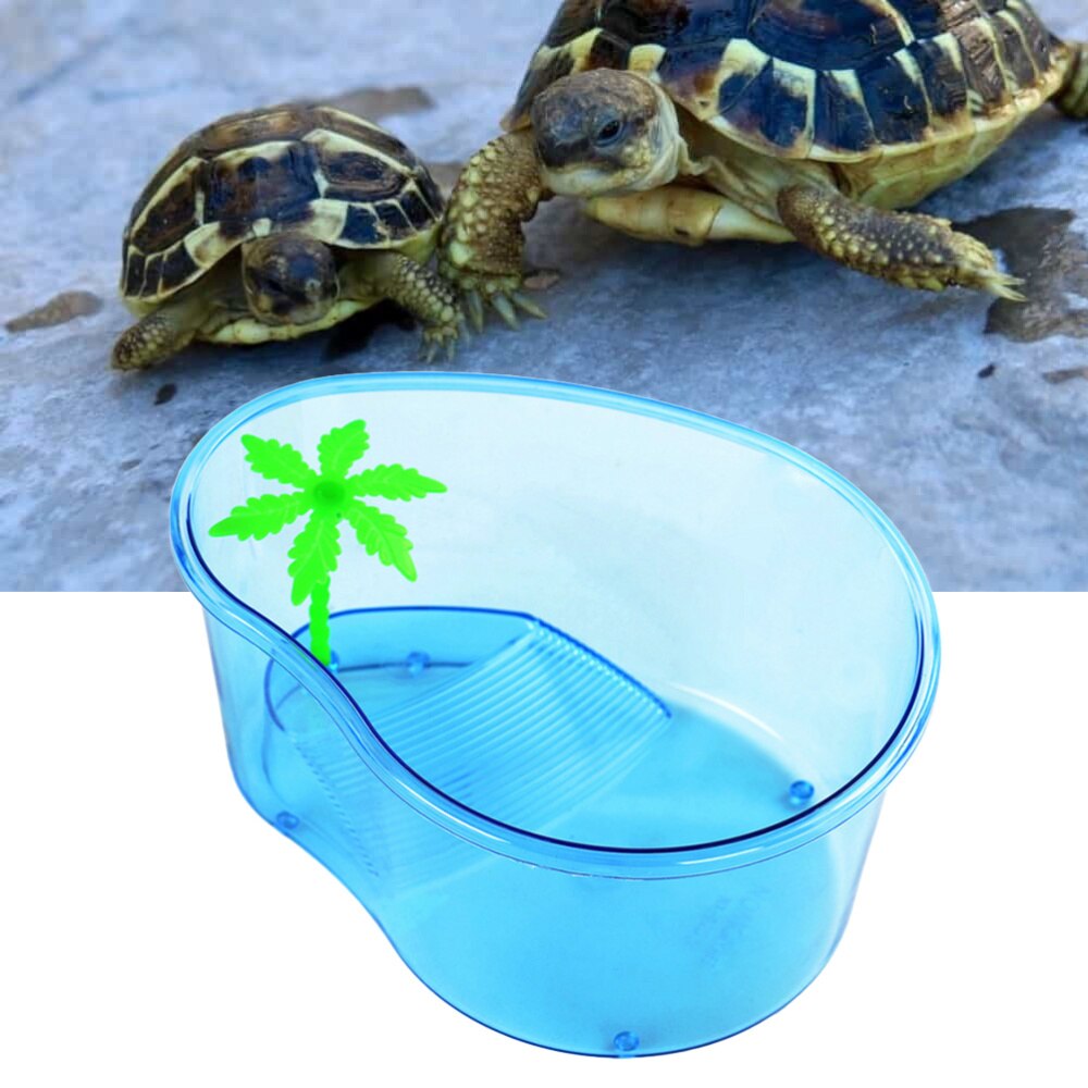 1Pc Schildpad Tank Opening Cover Kweekbak Voeden Houder Met Een Rietje: Default Title