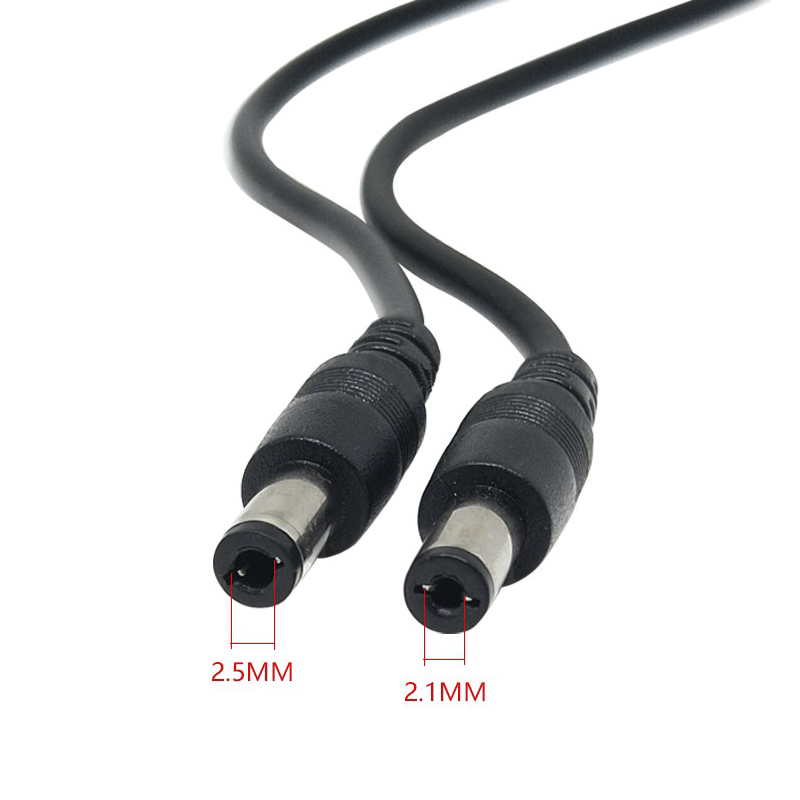 USB naar DC oplaadkabel 5,5*2,1mm / 5,5*2,5 koperen kern voedingskabel DC005 conversiekabel 5V DC oplaadkabel