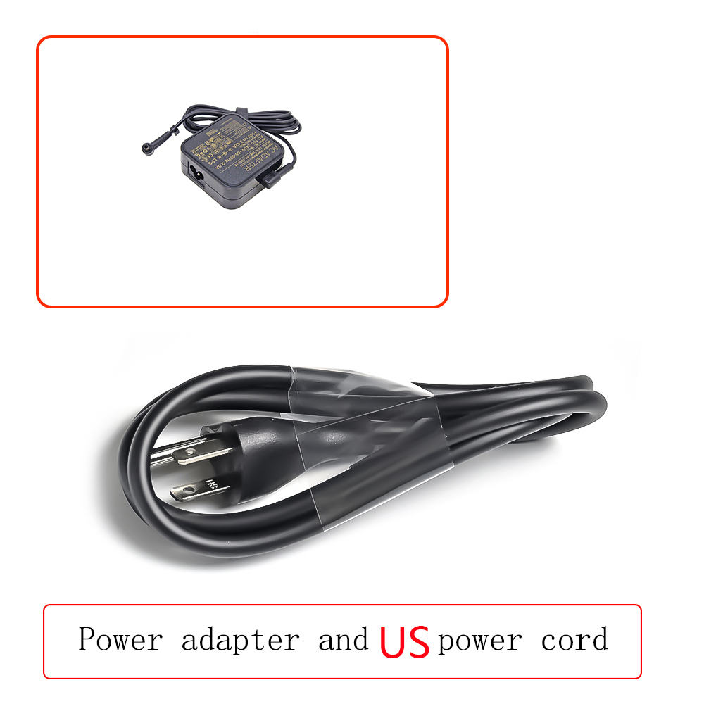 Ładowarka 19V 3.42A 65W 4.5*3.0MM Adapter do laptopa ASUS X755J UX481 UX481FL UX480 UX480FD P553UJ PU301LA Zenbook UX21 UX31A U38N: Czerwony