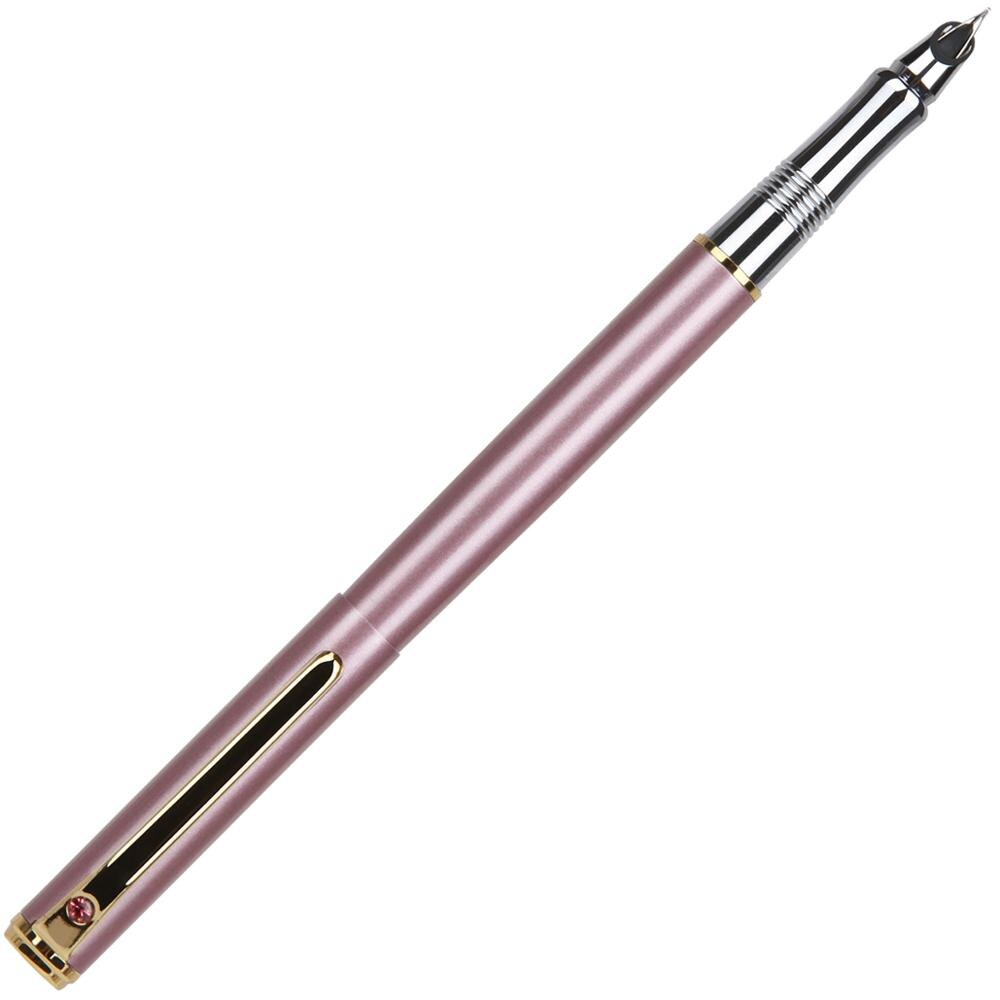 Deli S681 0.38mm Classic Business Metal Ink Fountain Pen Luxury Rose Wood School Student Writing Pen