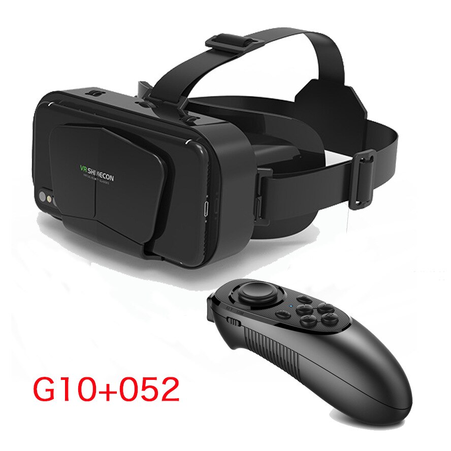 Original VR Shinecon SC-G10 Standard Edition Game Virtual Reality Light Glasses Helmets Optional Controller: G10 with 052