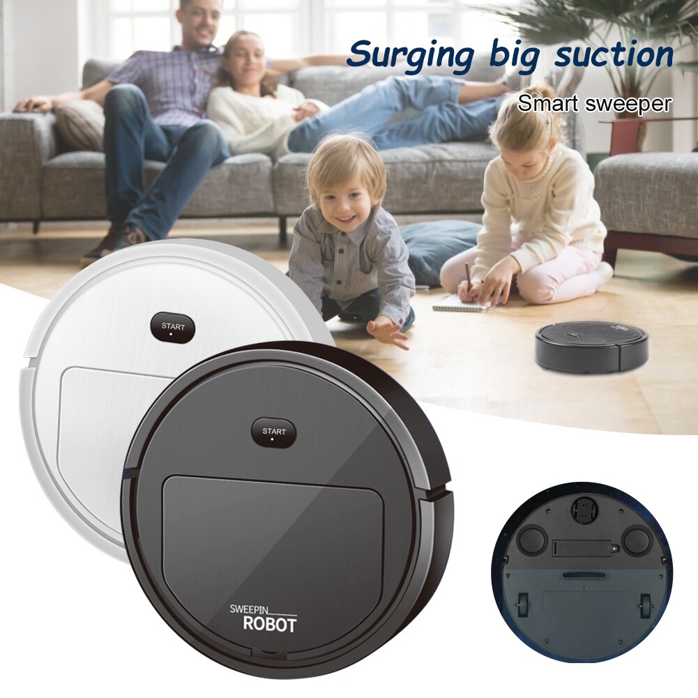 1800Pa Smart Robot Vacuum Cleaner Multifunctional 3-In-1 Auto Rechargeable Floor Sweeping Robot Dry Wet Vacuum Cleaner Machine