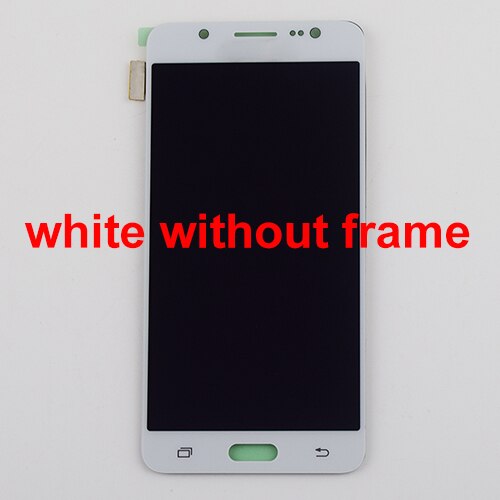 Für Samsung Galaxy j5 Display Touchscreen Digitizer Montage Für Samsung J510F LCD Display 510FN J510M J510Y J510G J510: White without frame