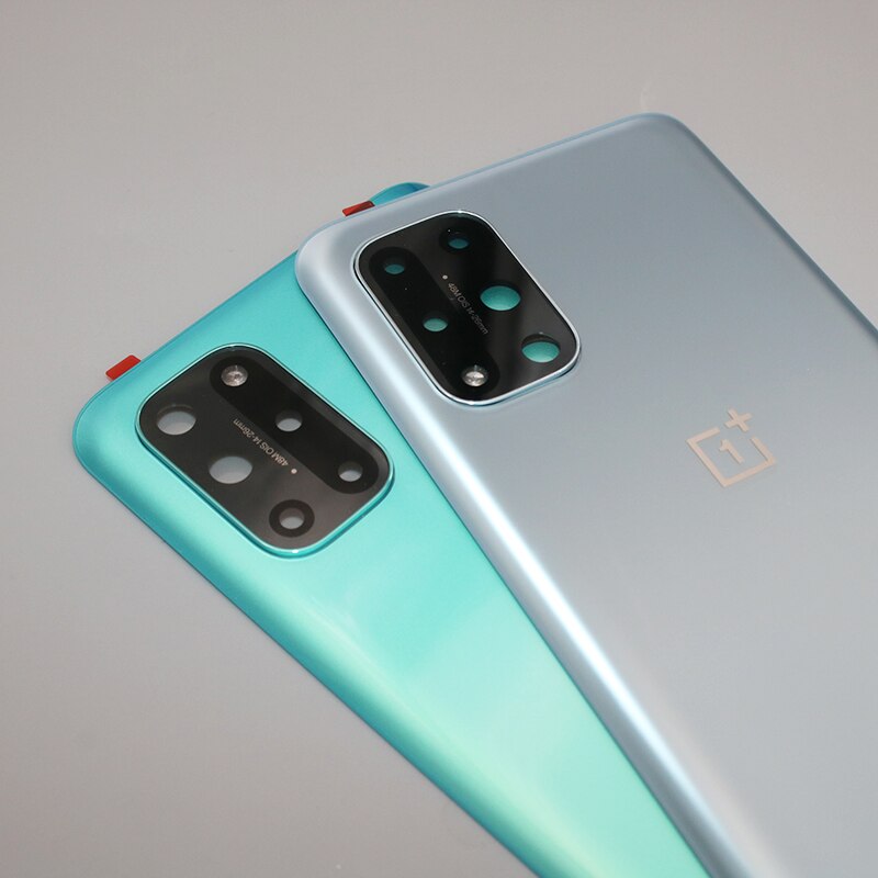 Originalt oneplus batteri bakdeksel glass bakdør kabinett panel deksel telefon erstatning for en pluss 1+ 8t 8 t med kameralinse