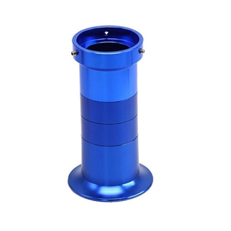 Motorcycle Throttle Extender Velocity Throttle Body Alloy Forged Trumpet 32MM/34MM for NVX155 Y15zr Rs150 Rs150r Srl115 FI: 32mm blue