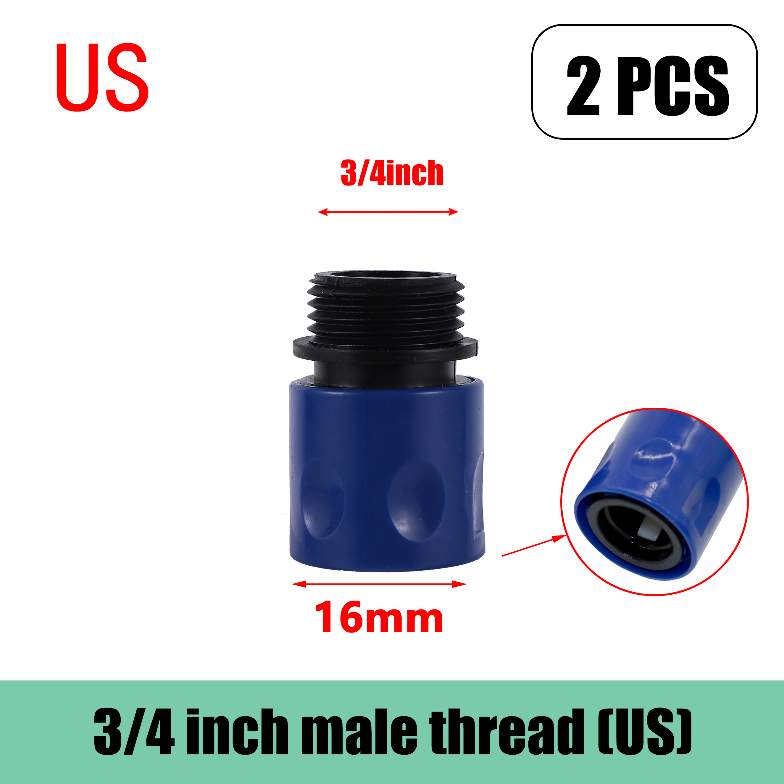 3/4 &quot;amerykański Standard wąż ogrodowy zawór kulowy złącze zawór odcinający wąż ogrodowy rozdzielacz kran Adapter wąż szybkie złącze: 0561
