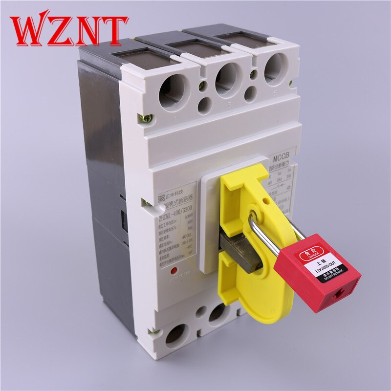 2PCS cost Large Moulded Safety Circuit Breaker Lock Lockout MCB MCCB Lock