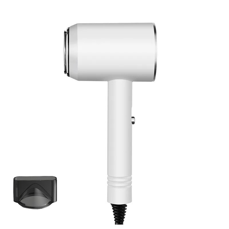 Anion Hair Dryer Xaomi Hair Dryer and Cold Air Adjustment For Hair Drying Home Hair Styling Equipment Tools: white / EU