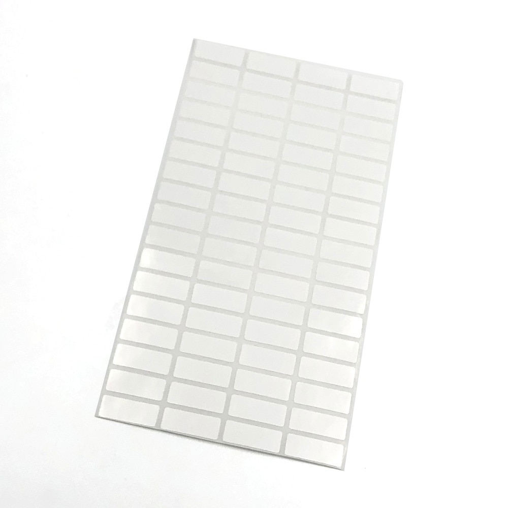 White Blank Name Sticker Kids Personal Label DIY Waterproof Adhesive Writable Note Tag Memo Pad Stationery School Supplies