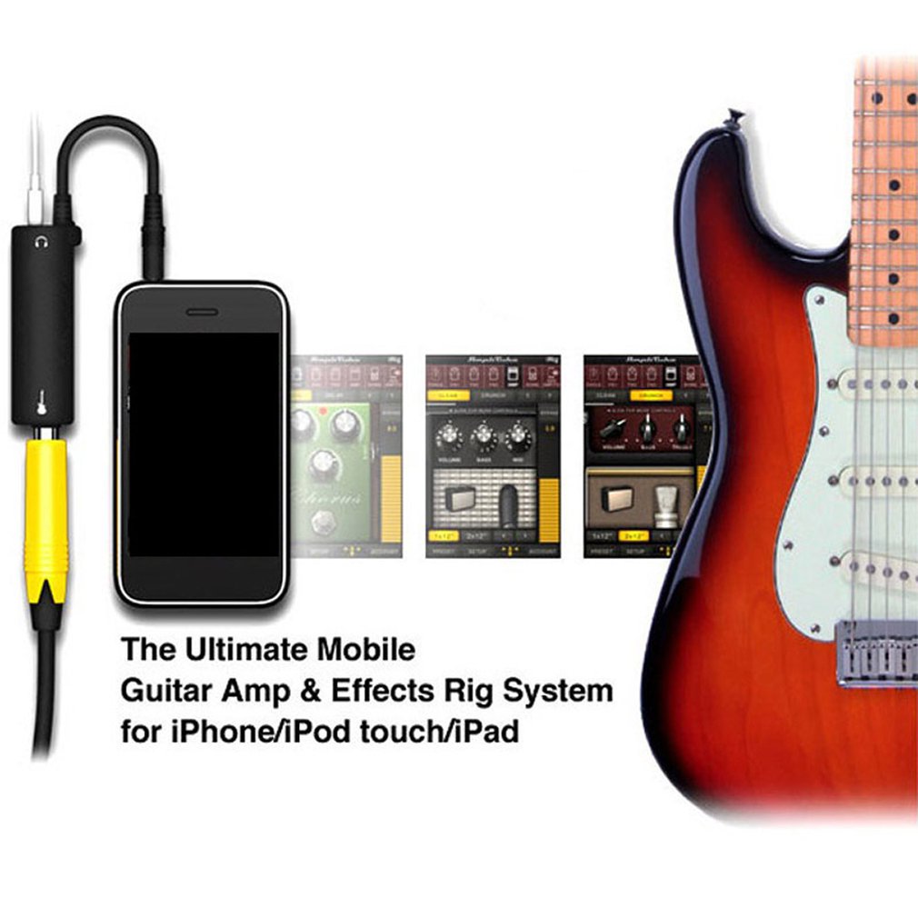 Gitaar Interface I-Rig Converter Vervanging Gitaar Voor Telefoon Guitar Audio Interface Gitaar Tuner Gitaar Lijn Irig Converter