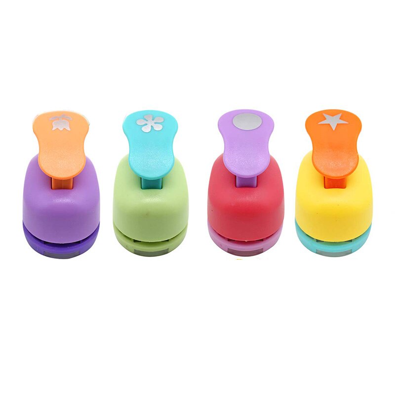 8 Pieces Paper Punches Craft Hole Punch Scrapbook Punches, Shapes Random for Kids Party Favors