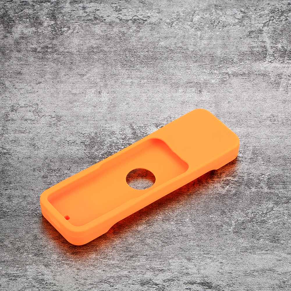 Silicone Shock Proof Duurzaam Soft Cover Stofdicht Waterdichte Beschermhoes Rechthoek Mouwen Voor Apple Tv 4 Afstandsbediening: Orange