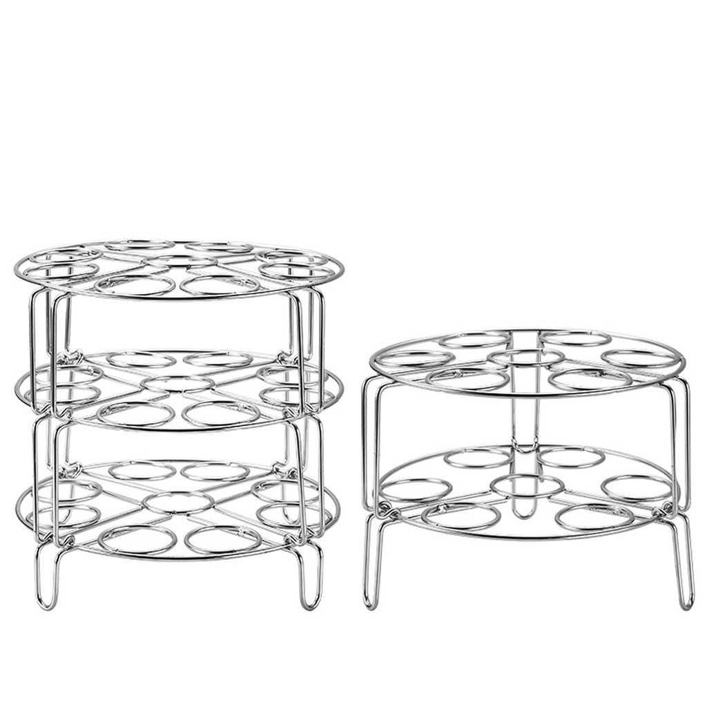 food grade kitchen stainless steel multifunctional egg steamer tripod steam rack support tray kitchen accessories