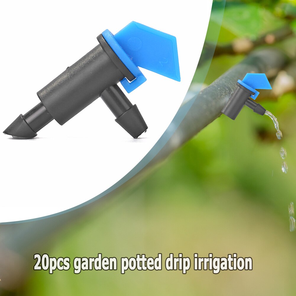 20pcs Head Irrigation Water Dropper for Garden Potted Plant Emitters Practical Watering Equipment Plastics Gardening Spray