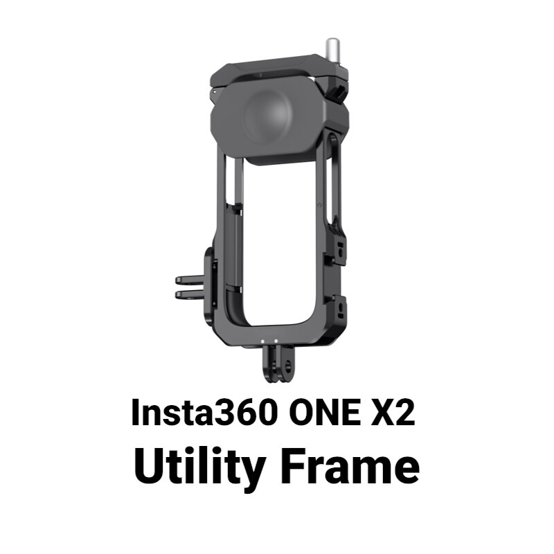 Insta360 One X2 bateria do GPS Len straż dla Insta 360 jeden X2 czas pocisku 1.2M 70cm 3M Selfie Stick osłona obiektywu Dive Case dla One X 2: Utility Frame