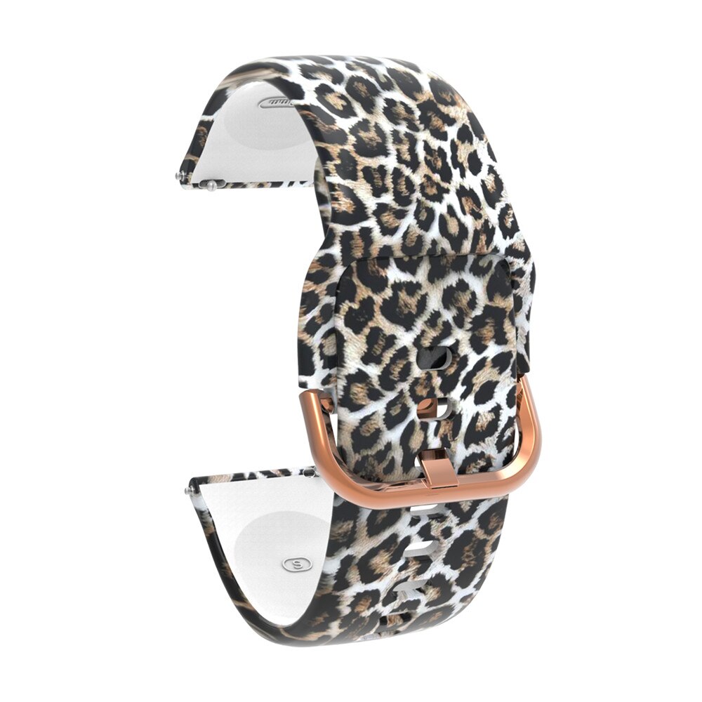 20mm Siliconen Horlogeband - Bloemenprint Band voor Samsung Galaxy Watch 42mm Gear Sport S2: 4