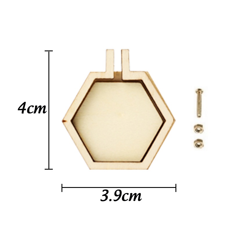 10 pezzi mini cerchio da ricamo anello in legno ciondolo rotondo misto kit telaio punto croce per gioielli portachiavi artigianato accessori per cucire: Grigio scuro