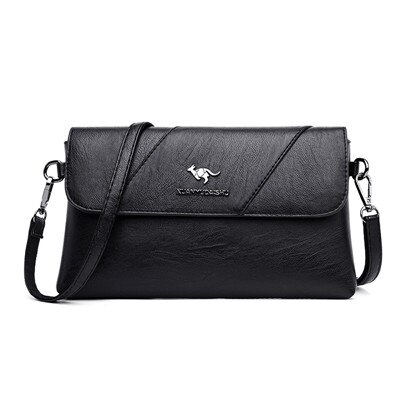 Vrouwelijke Crossbody Tassen Voor Vrouwen Luxe Handtassen Vrouwen Tassen Riem Casual Schoudertassen: Black