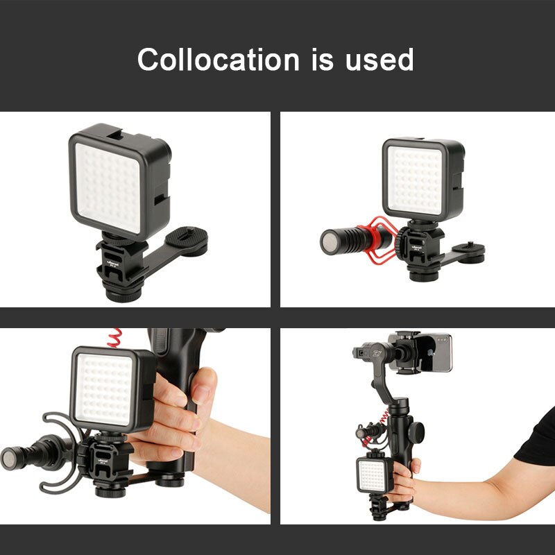 ZWN Gimbal LED Lampe Mikrofon Stativ Stents Aktion Kamera platte Telefon Objektiv Verlängerung stange Tasche Zubehör paket