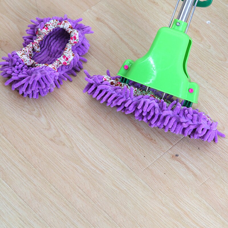 Ochine squeeze mop vloerreiniging verwijderbare en wasbare slippers luie dweil slippers vloerreinigingsslippers