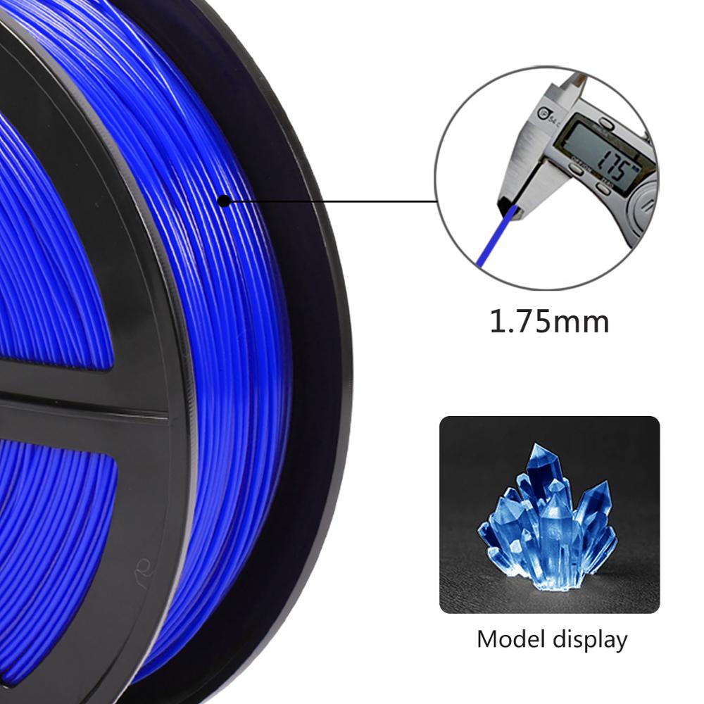 Petg新到着 3Dプリンタフィラメント 1.75 ミリメートル 1 キロスプール 100% 気泡真空包装でサポート卸売