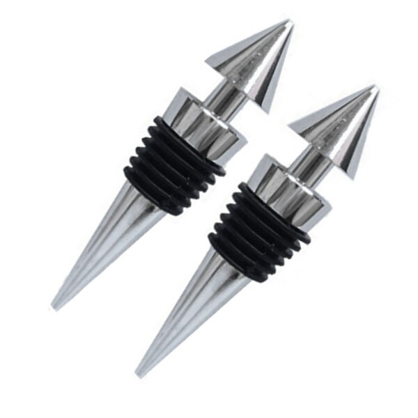1Pc Stainless Steel Home Bar Wine Collection Red Wine Champagne Bottle Stopper Sealer Round Collar Drip Stop Ring series: 611