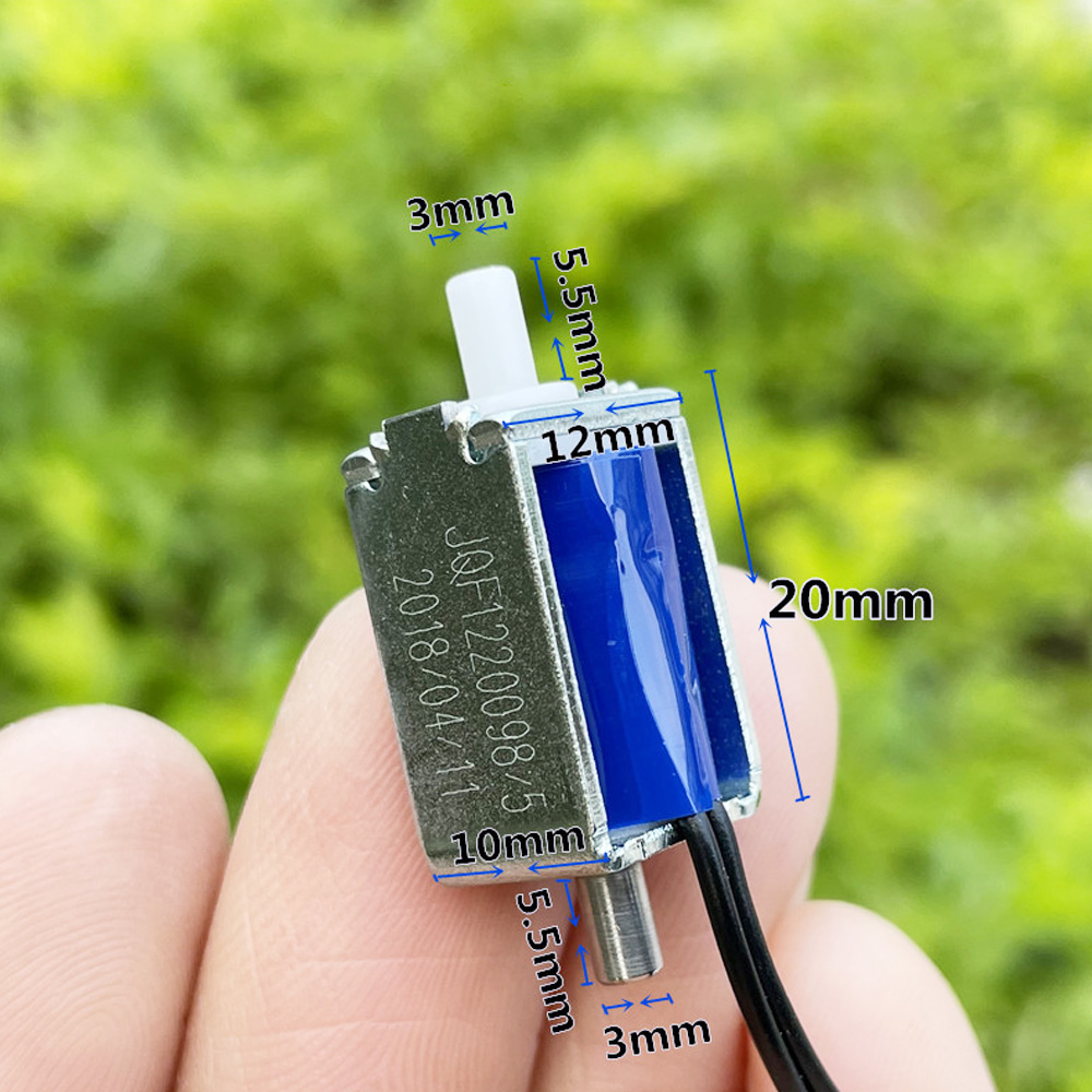 DC 3.7V 5V micro elettrovalvola elettrica N/C valvola di rilascio aria normalmente chiusa interruttore valvola di controllo elettrico a 2 gareggiare per valvola gas