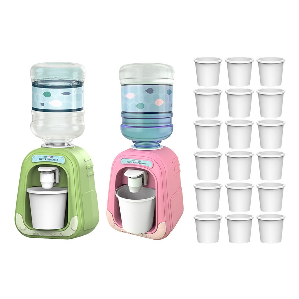 1 Set of Mini Water Dispenser Simulated Water Dispenser Children Mini House: Assorted Color
