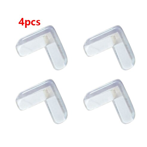 Borde y protectores anticolisión para niños, Protector de seguridad de silicona para bebés, esquina de mesa para niños, borde anticolisión Gua: 4pcs