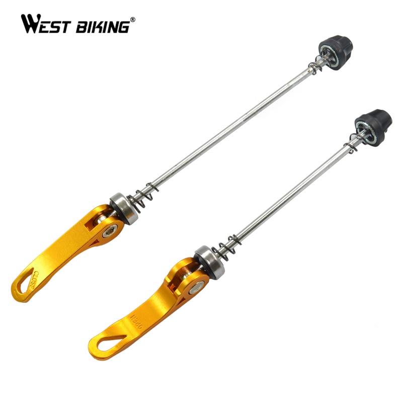 WEST FIETSEN qr Snelsluiting Fiets Berg Hub Spies Fiets Bindmiddel Set QR Hubs Snelspanners