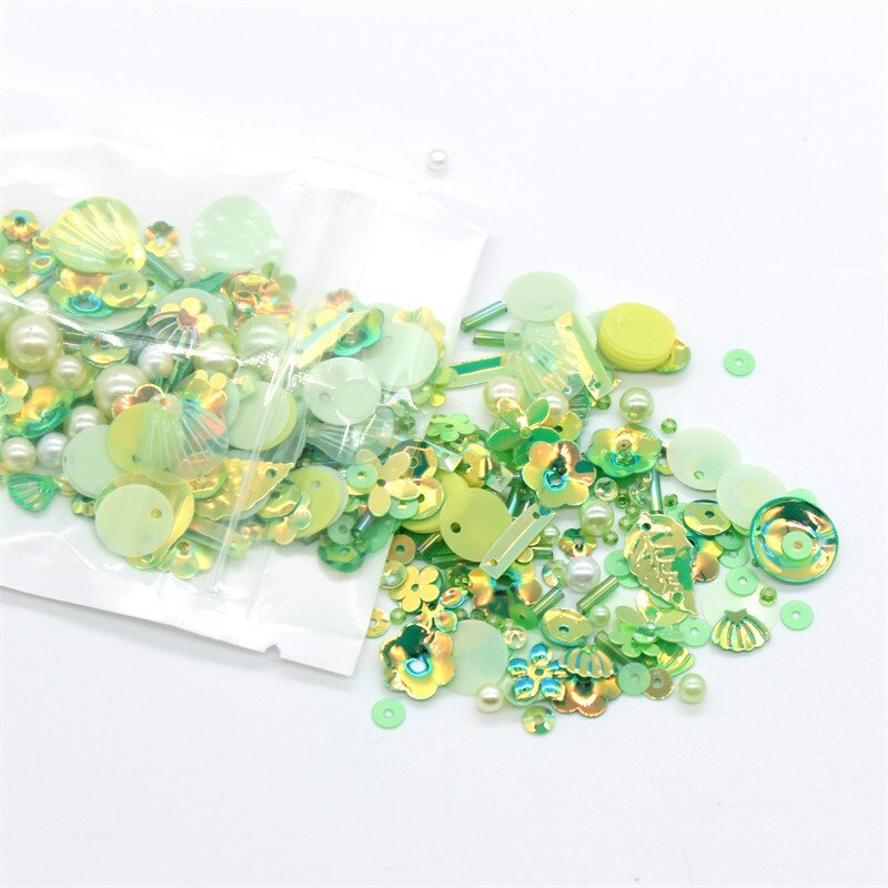 360 Pailletten Oval 6x14mm - Glitzer Pferdeaugen Für DIY & Nähen