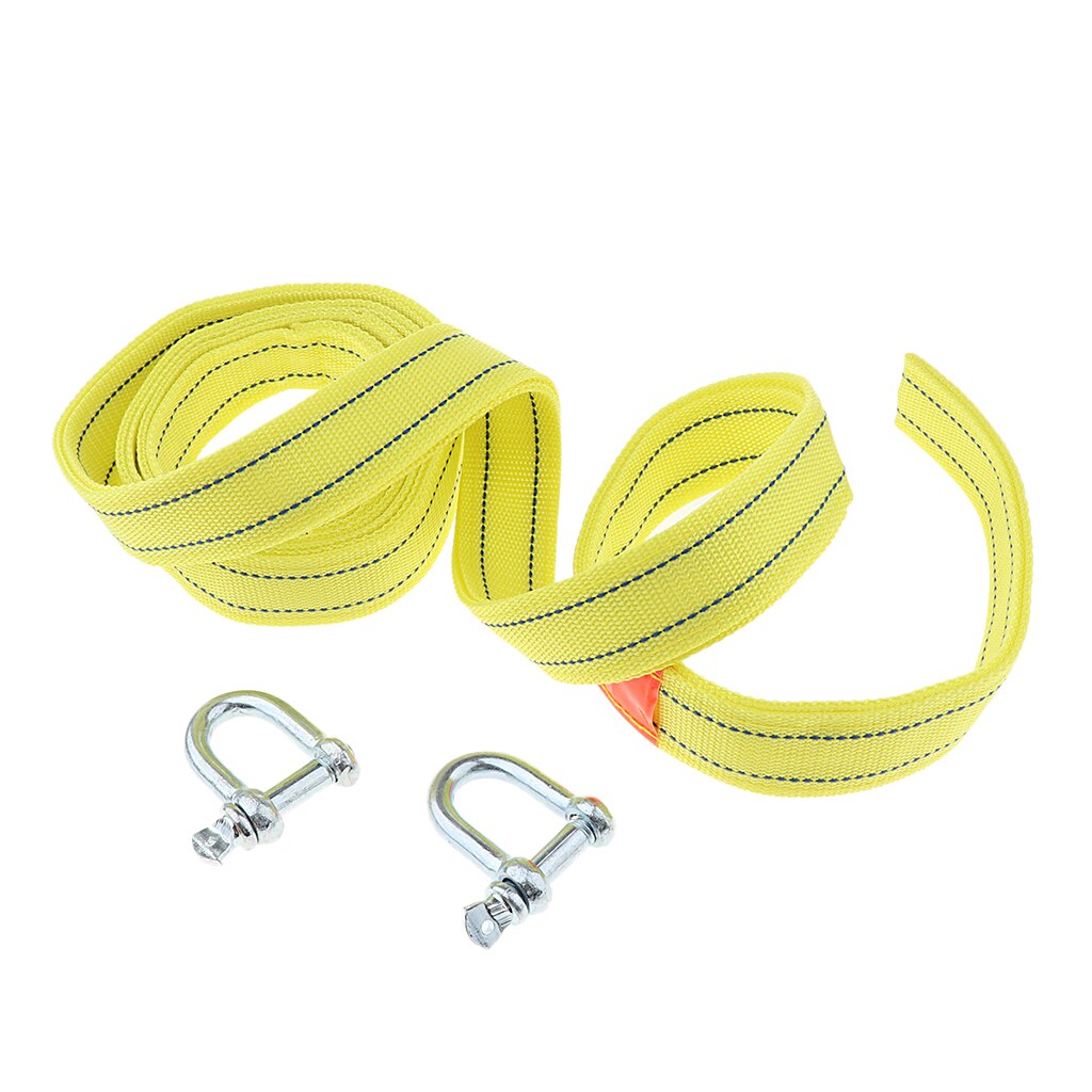 Winch Rope 40MM X 4M Hook Synthetic Car Tow Cable 540G Durable