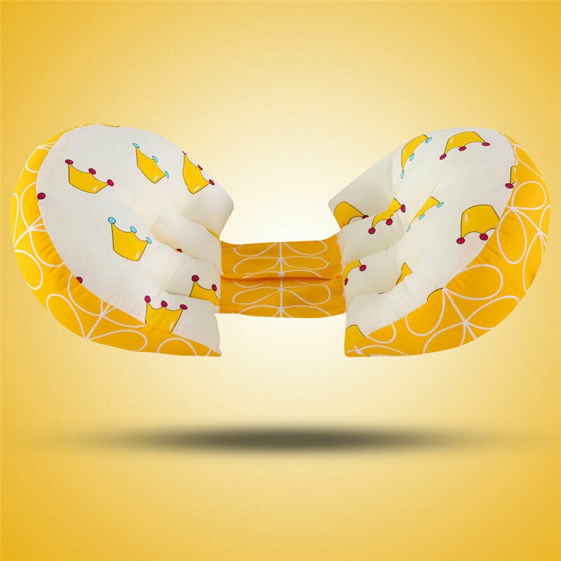 Pregnancy Pillow Cushion Best Support for Belly Back Leg Hip Double Semicircle Pillow Waist Support Women Sleeping Pillows: C