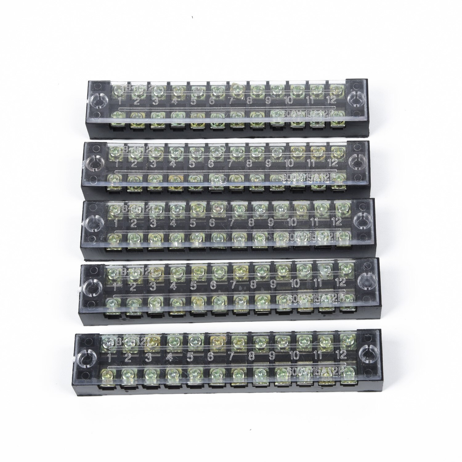 Barrier Terminal Block Strips 12 Points Electrical Marine Distribution