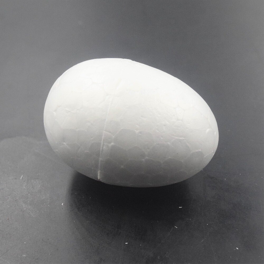 20Pcs 6CM White Foam Egg Polystyrene Styrofoam Spheres Modelling DIY Foam Egg for Party Decoration Christmas Crafts Supplies-S