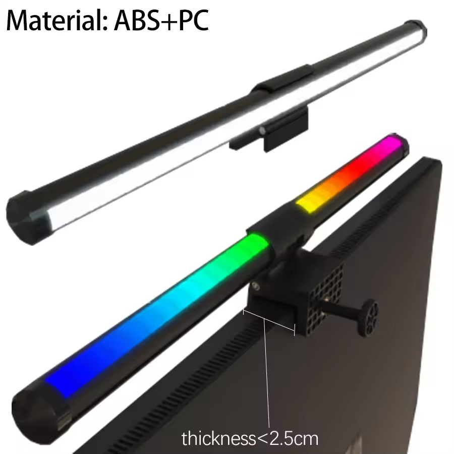 RGB Monitor Licht Bar Computer Bildschirm Hängen Lichter Atmosphäbetreffend Tisch Lampe Lesen Nacht Lichter Spielen Monitor Dimmen Lichter: Ursprünglich Titel