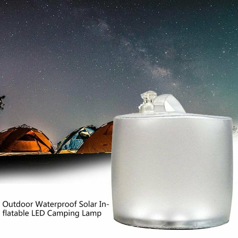 Inflatable Portable Light Lamp LED Portable Lantern Collapsible Tent Lamp Waterproof Outdoor Camping Hiking Light Tents