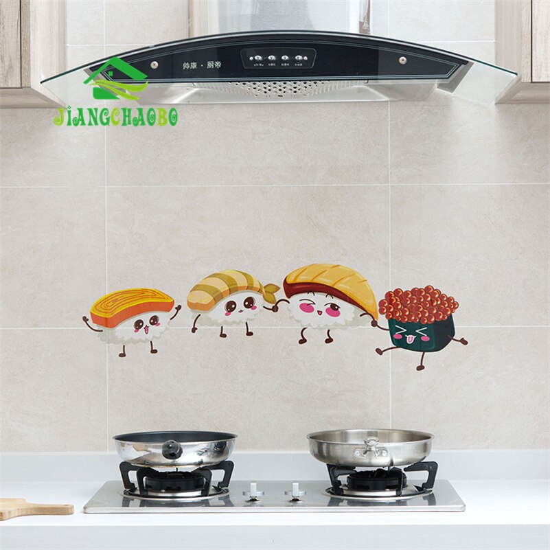 Transparent Self-adhesive Paper Stove High Temperature Resistant Oil Paste Kitchen Tile Oil Waterproof Stickers Fume Wall Sticke