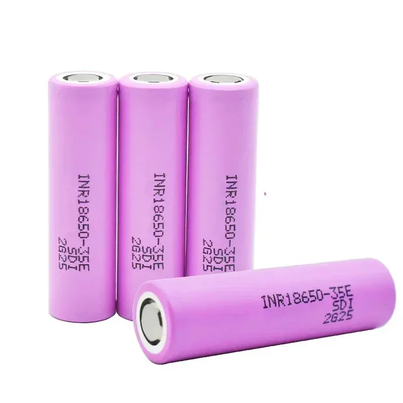 100% original 18650 3500mah 20th discharge inr18650 35e 3500mah 18650 3.7v li ion rechargeable battery