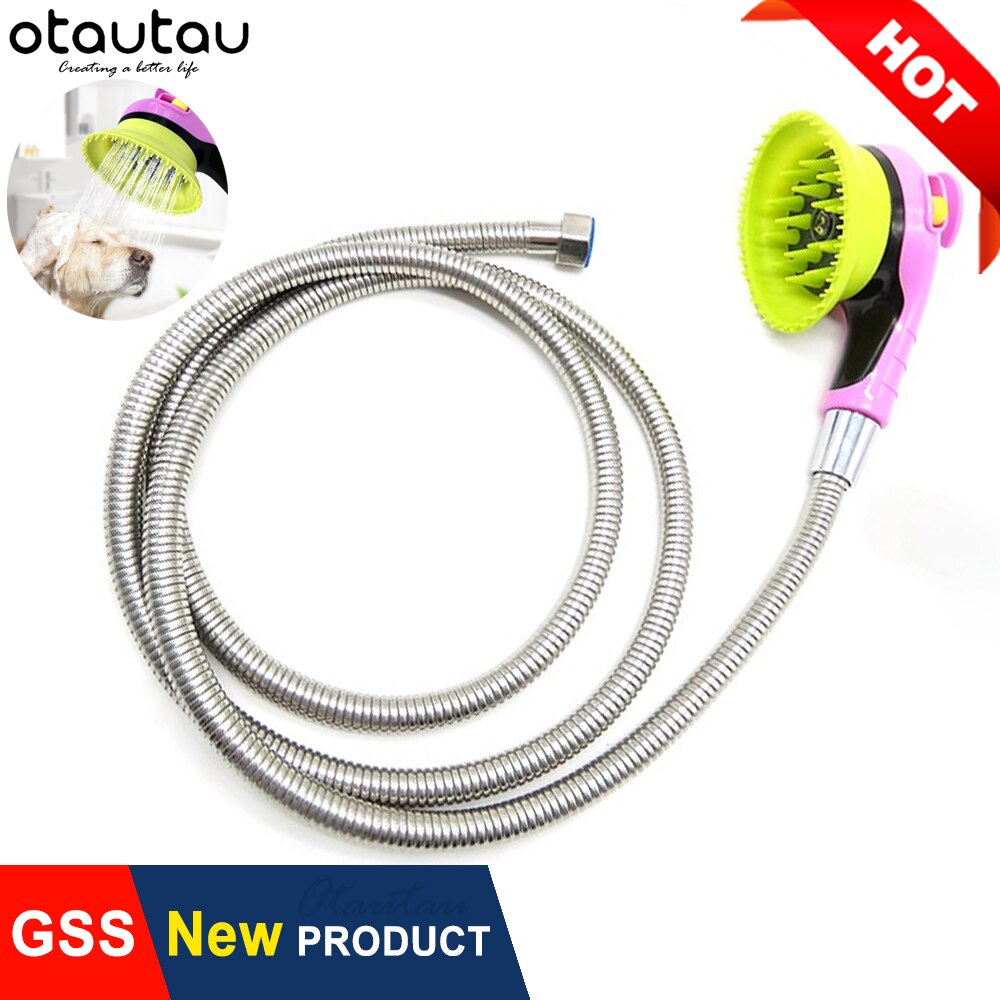 Huisdier Douchekop Bad Borstel Honden Katten Douche Kam Huisdier Wassen Supply Accessoires Sprinkler Dier Hond Wassen Massage Douche