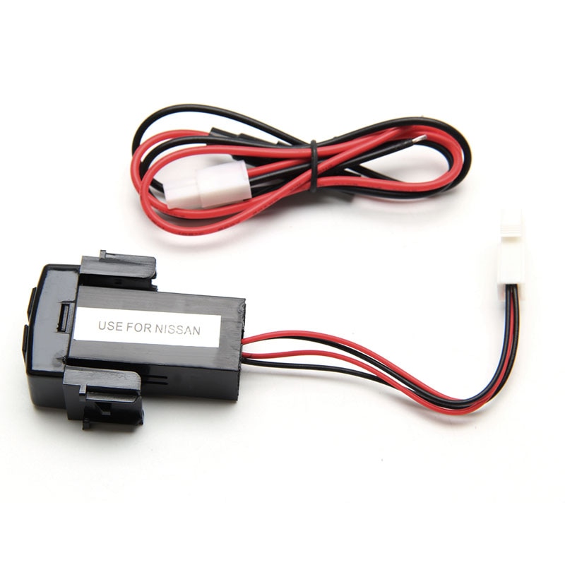 Dual USB Ports Dashboard Fast Charger 2.1A 5V For NISSAN Teana Sylphy Damom